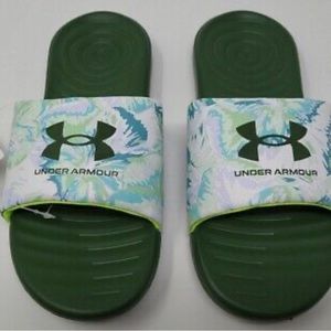 New Women's Under Armour Graphic Slides Size 9
